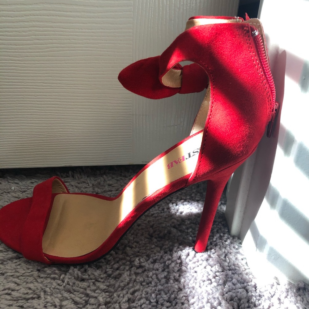 Red beautiful shoes